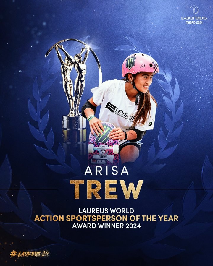 英雄从少年中诞生！ 14 岁的Alyssa True 荣获劳伦斯最佳极限运动员奖