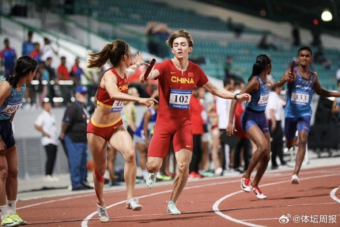 45秒53！阿莱克西尔获得亚洲青年田径锦标赛男子400米冠军